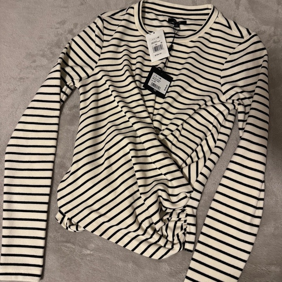 Joe’s Brand Stretchy Twist Wrap Top XS - Picture 1 of 2